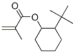 2-(1,1-dimethylethyl)cyclohexyl methacrylate Struktur