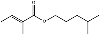 4-methylpentyl 2-methylcrotonate Struktur