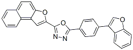 2-[4-(3-benzofuryl)phenyl]-5-naphtho[2,1-b]furan-2-yl-1,3,4-oxadiazole Struktur