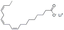 lithium (9Z,12Z,15Z)-9,12,15-octadecatrienoate Struktur