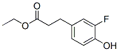 ethyl 3-(3-fluoro-4-hydroxyphenyl)propionate Struktur