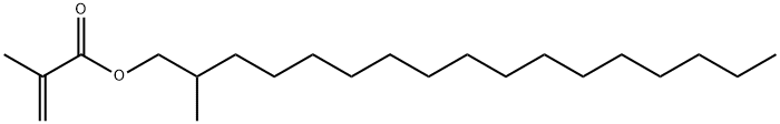 2-methylheptadecyl methacrylate Struktur