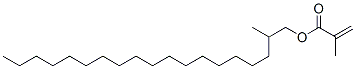 2-methylnonadecyl methacrylate  Struktur