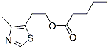 2-(4-methylthiazol-5-yl)ethyl valerate Struktur