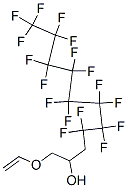 4,4,5,5,6,6,7,7,8,8,9,9,10,10,11,11,11-heptadecafluoro-1-(vinyloxy)undecan-2-ol Struktur