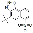 4-tert-butyl naphth[2,1-d]-1,2,3-oxadiazole-6-sulphonate  Struktur