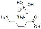 L-lysinium dihydrogen phosphate Struktur