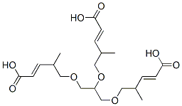 1,2,3-propanetriyltris[oxy(1-methyl-2,1-ethanediyl)] triacrylate Struktur