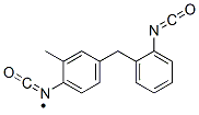 4-[o-isocyanatobenzyl]-o-tolyl isocyanato Struktur