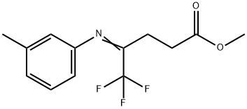 Methyl 5,5,5-trifluoro-4-(M-tolyliMino)pentanoate Struktur