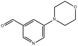 5-Morpholinonicotinaldehyde Struktur