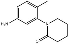 1-(5-amino-2-methylphenyl)piperidin-2-one Struktur