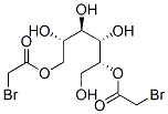 D-glucitol 1,5-bis(bromoacetate) Struktur