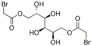 D-glucitol 1,6-bis(bromoacetate) Struktur