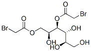 D-glucitol 1,3-bis(bromoacetate) Struktur