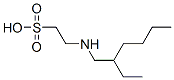 2-[(2-ethylhexyl)amino]ethanesulphonic acid Struktur