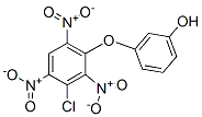 3-(3-chloro-2,4,6-trinitrophenoxy)phenol Struktur