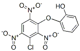 2-(3-chloro-2,4,6-trinitrophenoxy)phenol Struktur