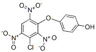 4-(3-chloro-2,4,6-trinitrophenoxy)phenol Struktur