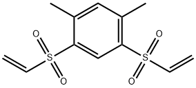 1,3-dimethyl-4,6-bis(vinylsulphonyl)benzene Struktur