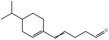 5-(4-isopropyl-1-cyclohexen-1-yl)pent-4-enal Struktur