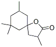 3,7,7,9-tetramethyl-1-oxaspiro[4.5]decan-2-one Struktur