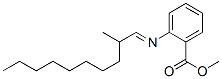 methyl 2-[(2-methyldecylidene)amino]benzoate Struktur