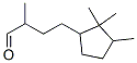 alpha,2,2,3-tetramethylcyclopentanebutyraldehyde  Struktur