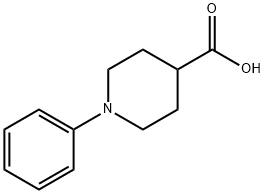 1-phenylpiperidine-4-carboxylic acid Struktur