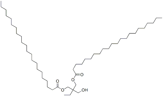 2-ethyl-2-(hydroxymethyl)propane-1,3-diyl didocosanoate Struktur