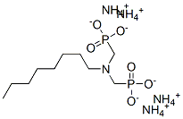 tetraammonium [(octylimino)bis(methylene)]bisphosphonate Struktur