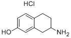 7-AMINO-5,6,7,8-TETRAHYDRO-NAPHTHALEN-2-OL HYDROCHLORIDE Struktur