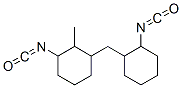 1-isocyanato-3-[(2-isocyanatocyclohexyl)methyl]-2-methylcyclohexane Struktur