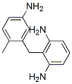 2-[(5-amino-2-methylphenyl)methyl]benzene-1,3-diamine Struktur