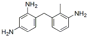 4-[(3-amino-2-methylphenyl)methyl]benzene-1,3-diamine Struktur