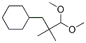 (3,3-dimethoxy-2,2-dimethylpropyl)cyclohexane Struktur