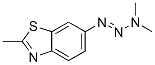 Benzothiazole, 6-(3,3-dimethyl-1-triazeno)-2-methyl- (7CI) Struktur