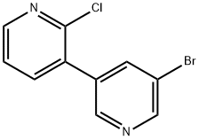 5-BROMO-2'-CHLORO-[3,3']-BIPYRIDINE Struktur