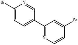 4,6'-DIBROMO-[2,3']-BIPYRIDINE Struktur