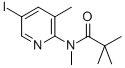 N-(5-IODO-3-METHYLPYRIDIN-2-YL)-N-METHYL-2,2-DIMETHYLPROPANAMIDE Struktur