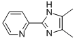 Pyridine,  2-(4,5-dimethyl-1H-imidazol-2-yl)- Struktur