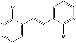 Pyridine, 3,3'-(1Z)-1,2-ethenediylbis[2-bromo- Struktur