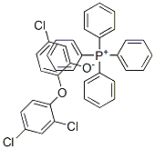 tetraphenylphosphonium 5-chloro-2-(2,4-dichlorophenoxy)phenolate Struktur