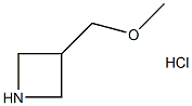 3-(METHOXYMETHYL)AZETIDINE HYDROCHLORIDE Struktur