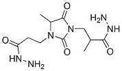 alpha1,4-dimethyl-2,5-dioxoimidazolidine-1,3-di(propionohydrazide) Struktur