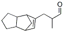 2,3,3a,4,7,7a-hexahydro-alpha-methyl-4,7-methano-1H-indene-5-propionaldehyde Struktur