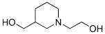 3-(hydroxymethyl)piperidine-1-ethanol Struktur