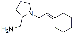 1-(2-cyclohexylideneethyl)pyrrolidine-2-methylamine Struktur