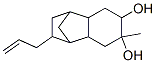 2-allyldecahydro-7-methyl-1,4-methanonaphthalene-6,7-diol Struktur