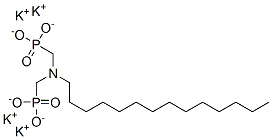 [(tetradecylimino)bis(methylene)]bisphosphonic acid, potassium salt Struktur